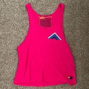 Aviator nation hot pink tank